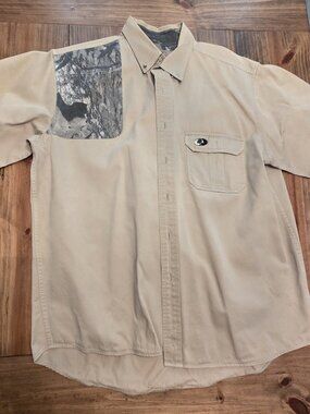 Mossy Oak Shooter Shirt – Men's XL – Short Sleeve – Like New
